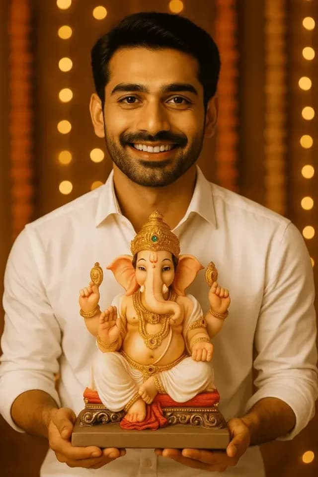 Prompt for Lord Ganesha | Ganesh Chaturthi AI Images